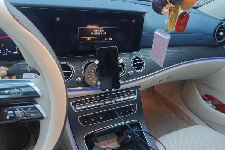 Used Mercedes-Benz E-Class 2021 E 300 L Sporty and Stylish Model Audio And AC Panel