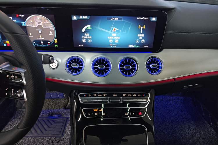 Used Mercedes-Benz E-Class 2021 Facelift E 300 Coupe Audio And AC Panel