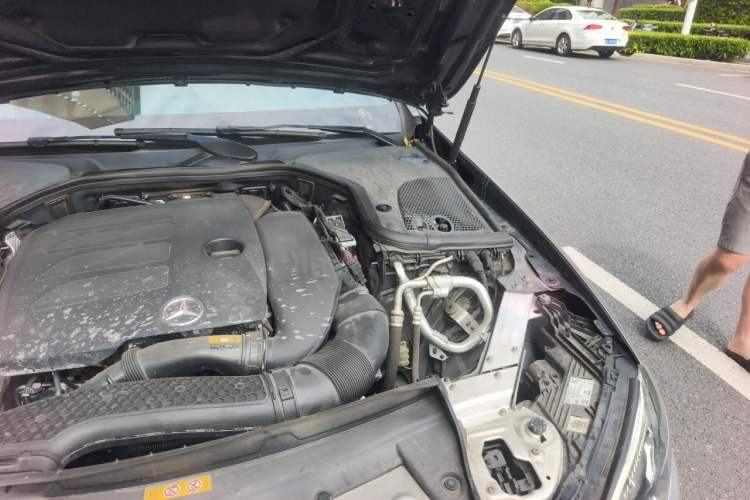 Used Mercedes-Benz E-Class 2021 E 300 L Sporty and Stylish Model Engine Bay Left