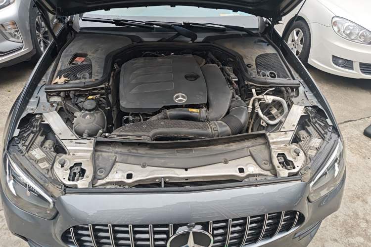 Used Mercedes-Benz E-Class 2021 E 300 L Sporty and Stylish Model Engine Bay