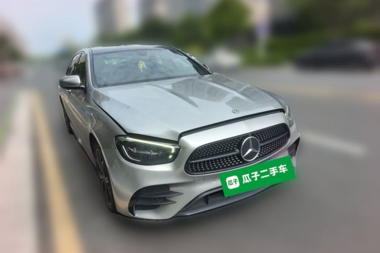 Used Mercedes-Benz E-Class 2021 E 300 L Sporty and Stylish Model Front Right 45 Deg