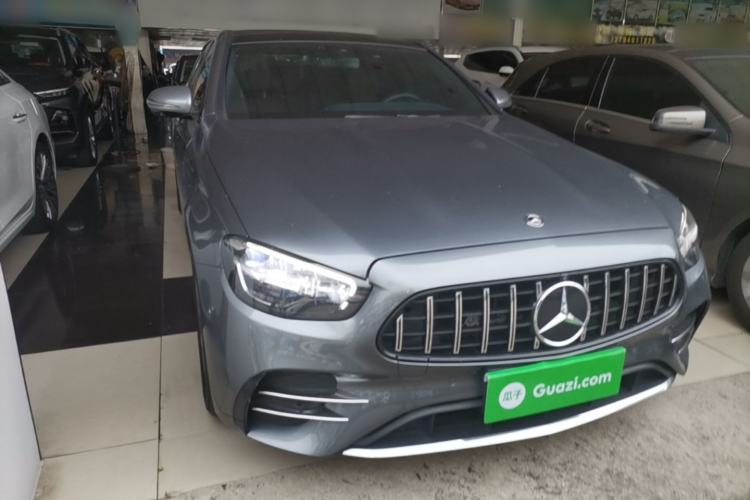 Used Mercedes-Benz E-Class 2021 E 300 L Sporty and Stylish Model Front Right 45 Deg