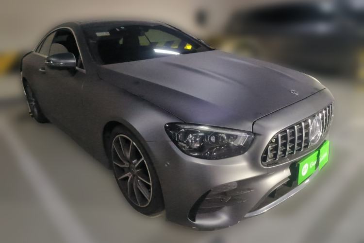Used Mercedes-Benz E-Class 2021 E 300 Coupe Front Right 45 Deg
