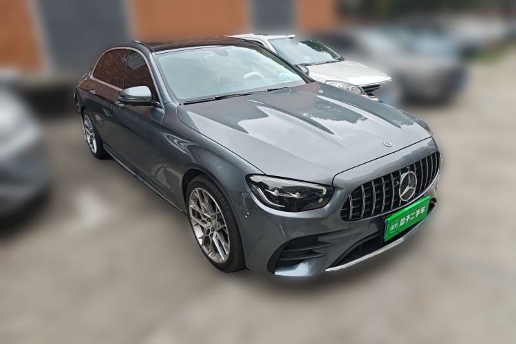 Used Mercedes-Benz E-Class 2021 E 300 L Sporty and Stylish Model Front Right 45 Deg