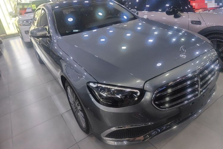 Used Mercedes-Benz E-Class 2021 E 300 L Stylish Model Front Right 45 Deg