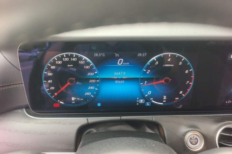 Used Mercedes-Benz E-Class 2021 E 300 L Sporty and Stylish Model Instrument Cluster