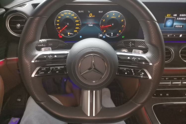 Used Mercedes-Benz E-Class 2021 E 300 L Sporty and Stylish Model Steering Wheel