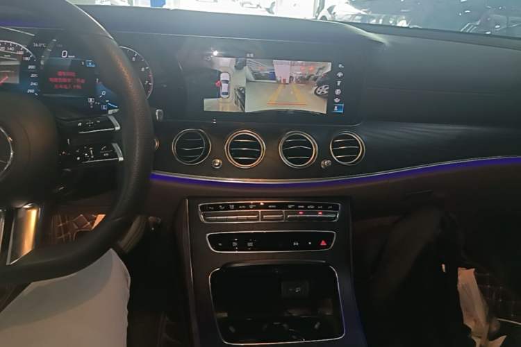 Used Mercedes-Benz E-Class 2021 E 300 L Sporty and Stylish Model Audio And AC Panel