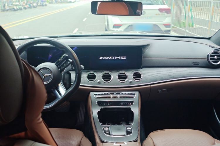Used Mercedes-Benz E-Class 2021 E 300 L Sporty and Stylish Model Center Console