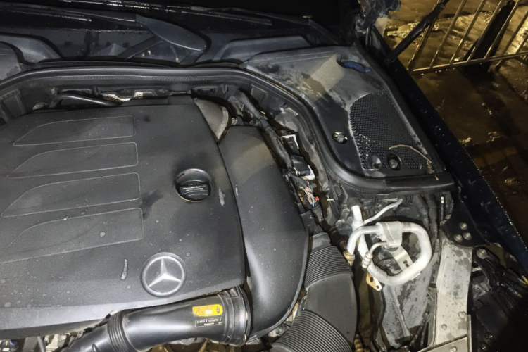 Used Mercedes-Benz E-Class 2021 E 300 L Sporty and Stylish Model Engine Bay Left