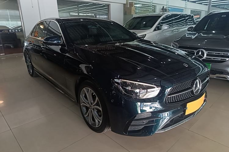 Used Mercedes-Benz E-Class 2021 E 300 L Sporty and Stylish Model Front Right 45 Deg
