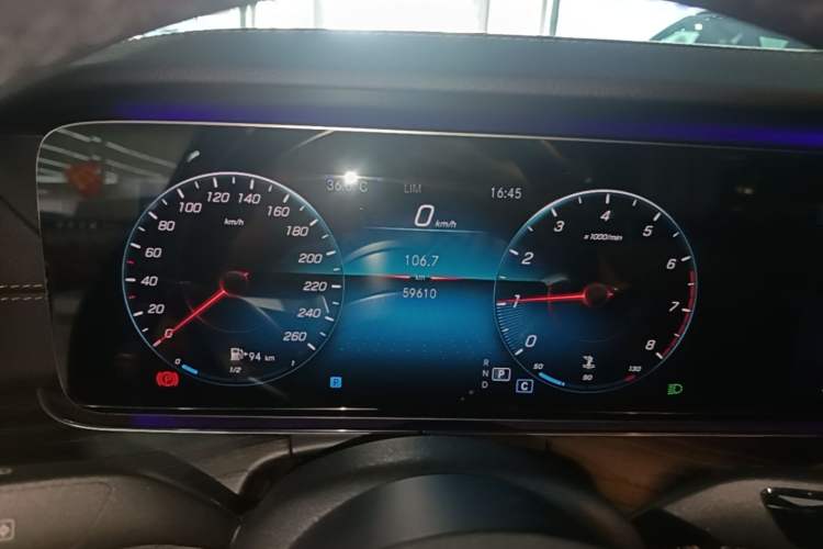 Used Mercedes-Benz E-Class 2021 E 300 L Sporty and Stylish Model Instrument Cluster