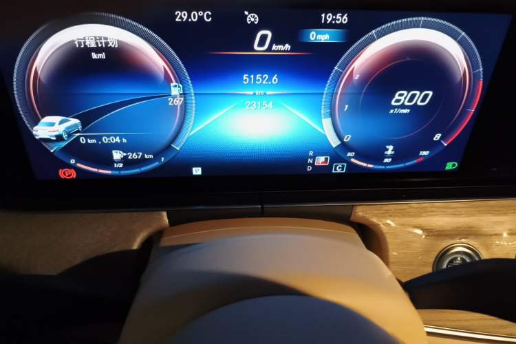 Used Mercedes-Benz E-Class 2021 Facelift E 260 Coupe Odometer Close Up