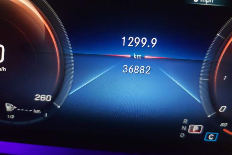 Used Mercedes-Benz E-Class 2021 Facelift E 260 Coupe Odometer Close Up