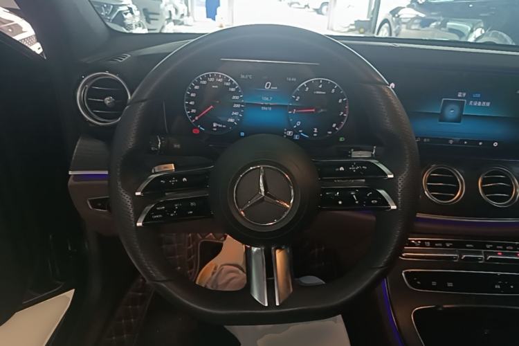 Used Mercedes-Benz E-Class 2021 E 300 L Sporty and Stylish Model Steering Wheel
