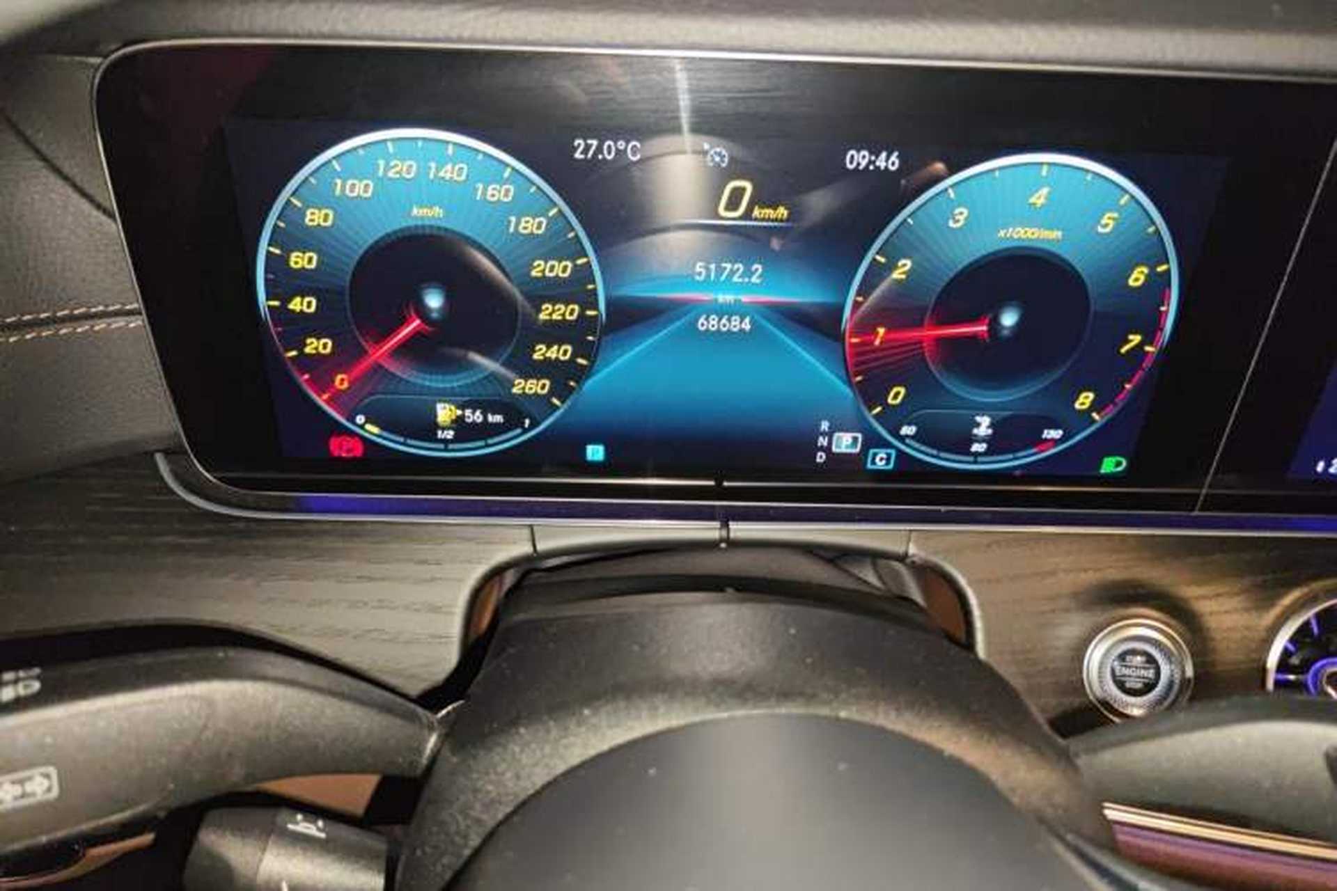 Used Mercedes-Benz E-Class 2021 Restyled E 300 L Sport Luxury Edition Odometer Close Up