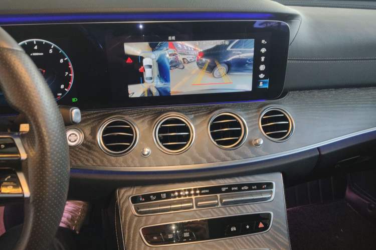 Used Mercedes-Benz E-Class 2021 E 300 L Sporty and Stylish Model Audio And AC Panel