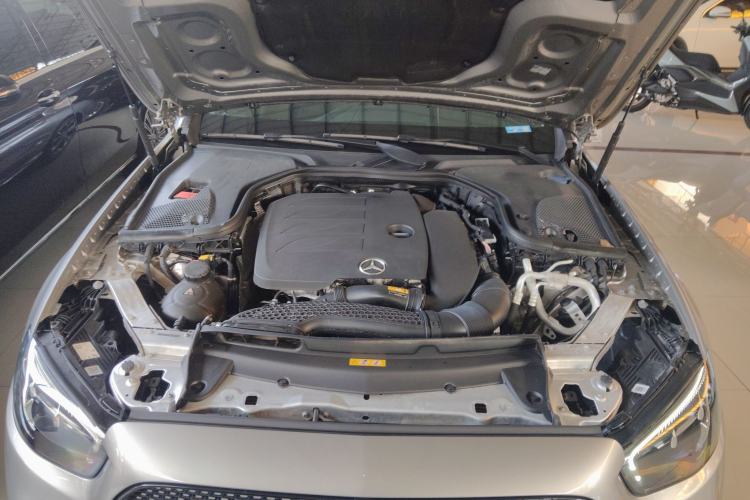 Used Mercedes-Benz E-Class 2021 E 300 L Sporty and Stylish Model Engine Bay