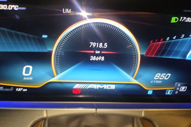 Used Mercedes-Benz E-Class 2021 Updated E 260 Fashion Sport Edition Odometer Close Up