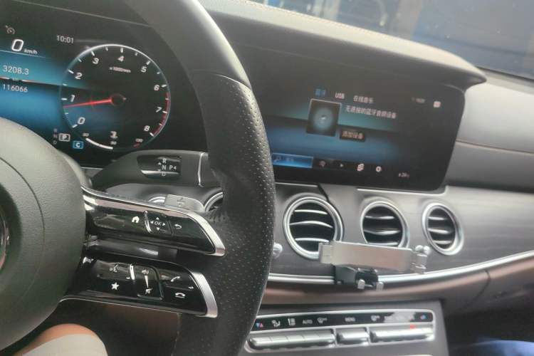 Used Mercedes-Benz E-Class 2021 E 300 L Sporty and Stylish Model Audio And AC Panel