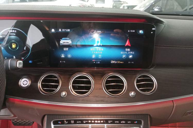 Used Mercedes-Benz E-Class 2021 E 300 L Sporty and Stylish Model Audio And AC Panel