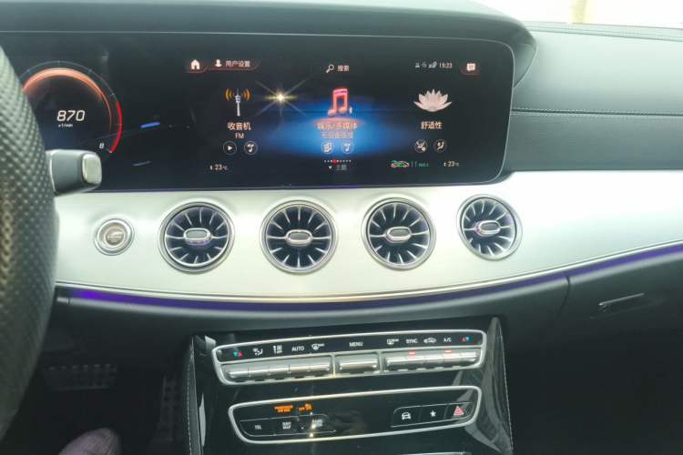 Used Mercedes-Benz E-Class 2021 Facelift E 260 Coupe Audio And AC Panel