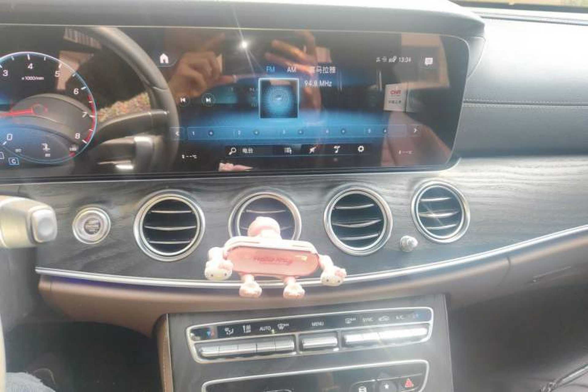 Used Mercedes-Benz E-Class 2021 E 300 L Sporty and Stylish Model Audio And AC Panel