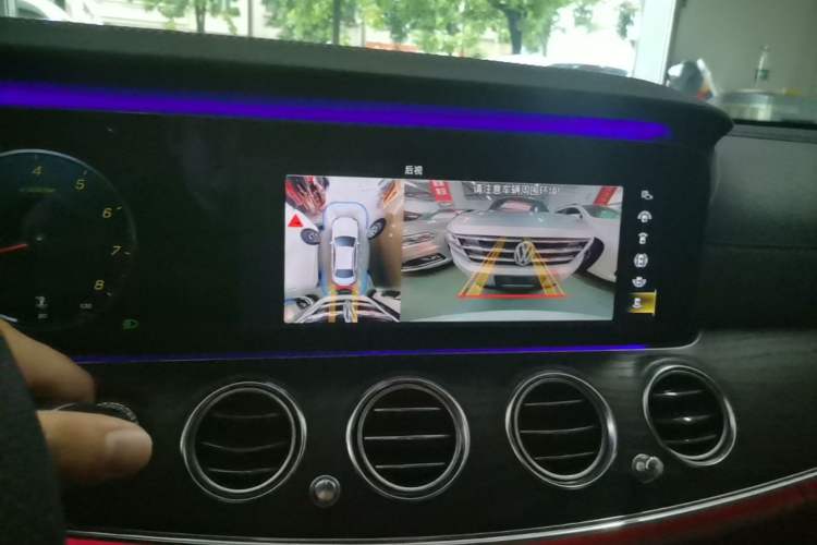 Used Mercedes-Benz E-Class 2021 E 300 L Sporty and Stylish Model Audio And AC Panel