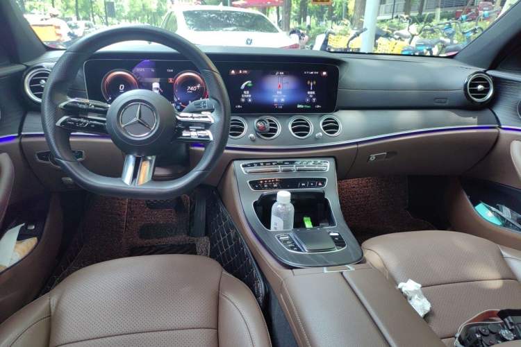 Used Mercedes-Benz E-Class 2021 E 300 L Sporty and Stylish Model Center Console