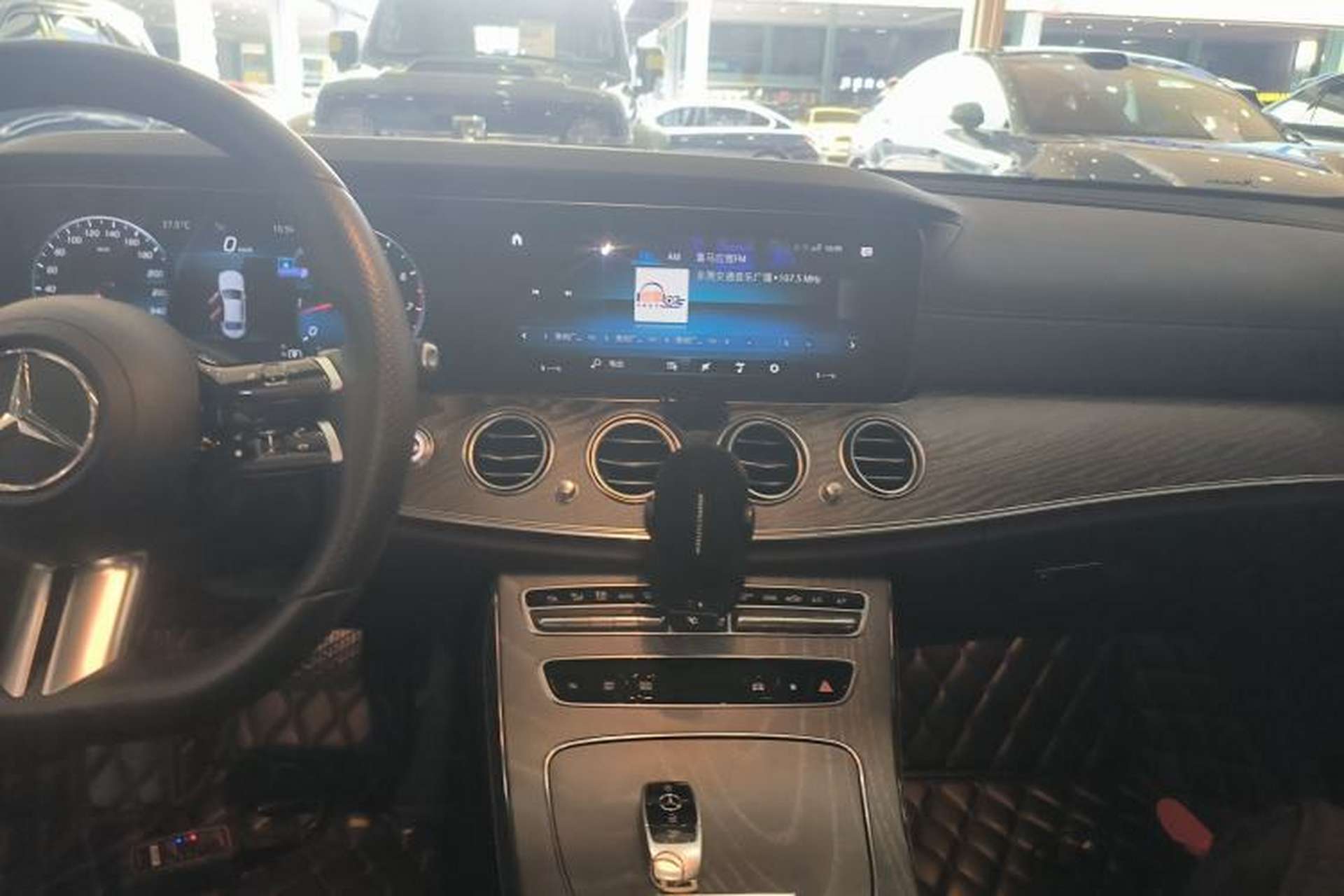 Used Mercedes-Benz E-Class 2021 E 300 L Sporty and Stylish Model Center Console