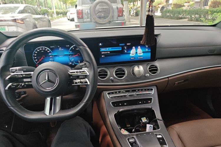 Used Mercedes-Benz E-Class 2021 E 300 L Sporty and Stylish Model Center Console