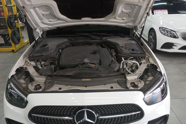 Used Mercedes-Benz E-Class 2021 E 300 L Sporty and Stylish Model Engine Bay