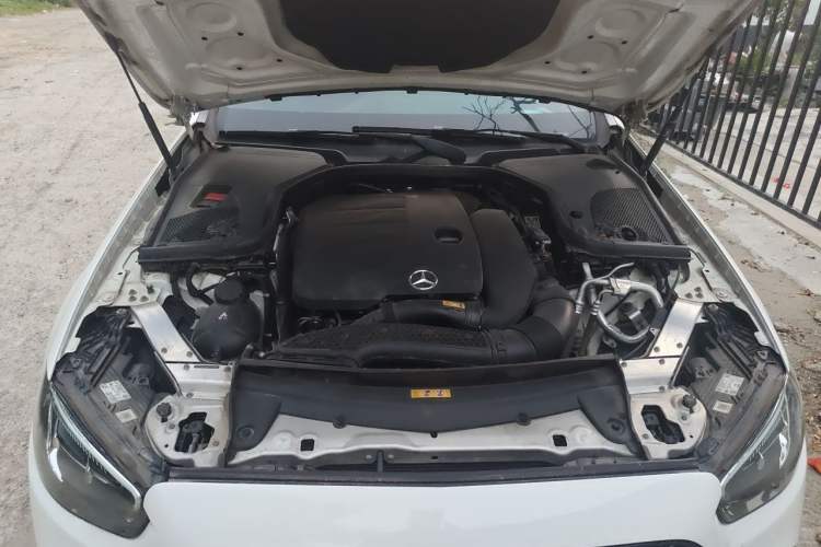 Used Mercedes-Benz E-Class 2021 E 300 L Sporty and Stylish Model Engine Bay