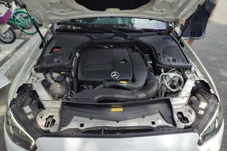 Used Mercedes-Benz E-Class 2021 E 300 L Sporty and Stylish Model Engine Bay