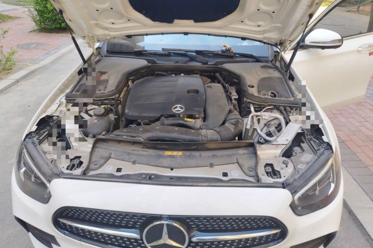Used Mercedes-Benz E-Class 2021 E 300 L Sporty and Stylish Model Engine Bay