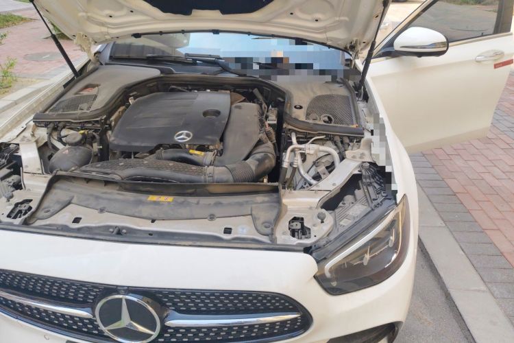 Used Mercedes-Benz E-Class 2021 E 300 L Sporty and Stylish Model Engine Bay Left