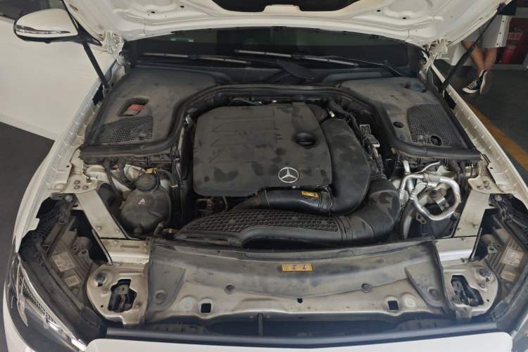 Used Mercedes-Benz E-Class 2021 E 300 L Sporty and Stylish Model Engine Bay