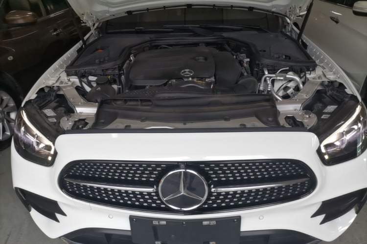 Used Mercedes-Benz E-Class 2021 E 300 L Sporty and Stylish Model Engine Bay