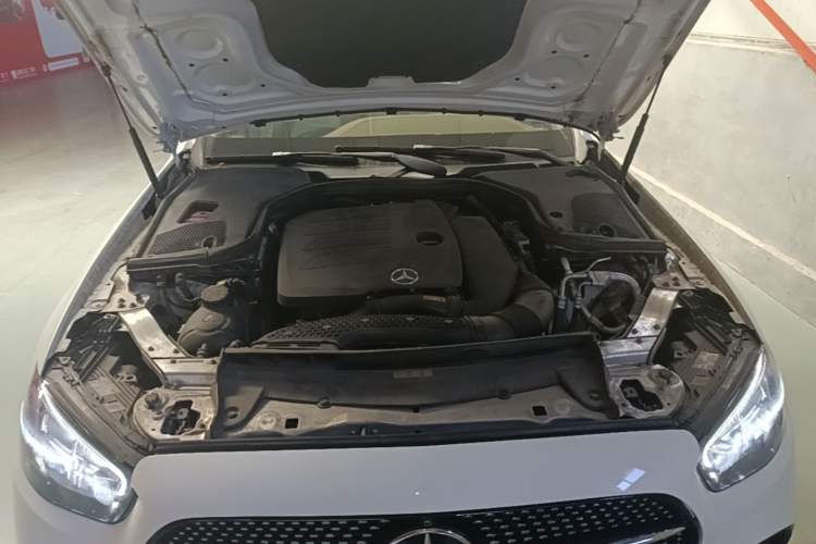 Used Mercedes-Benz E-Class 2021 Restyled E 300 L Sporty and Stylish Edition Engine Bay