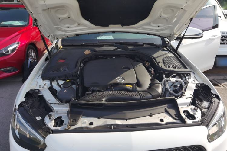Used Mercedes-Benz E-Class 2021 E 300 L Sporty and Stylish Model Engine Bay