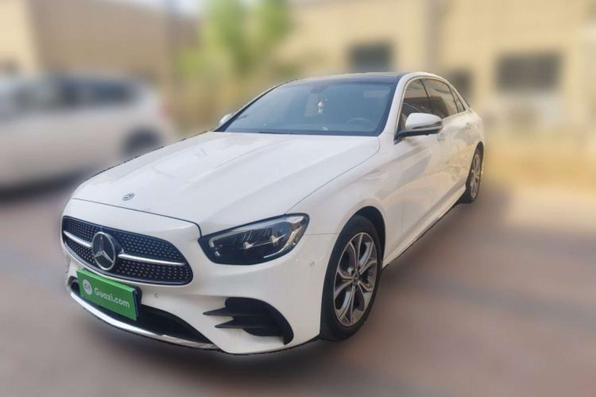 Used Mercedes-Benz E-Class 2021 E 300 L Sporty and Stylish Model Front Left 45 Deg
