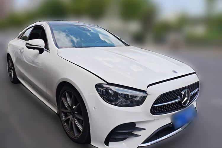 Used Mercedes-Benz E-Class 2021 Facelift E 300 Coupe Front Right 45 Deg