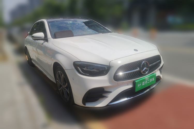 Used Mercedes-Benz E-Class 2021 E 300 L Sporty and Stylish Model Front Right 45 Deg