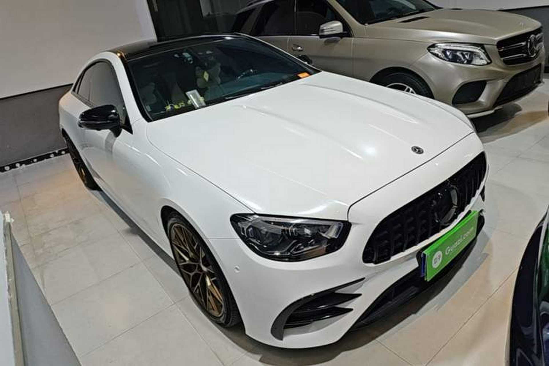 Used Mercedes-Benz E-Class 2021 E 300 Coupe Front Right 45 Deg