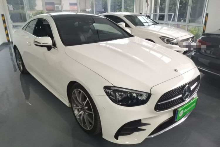 Used Mercedes-Benz E-Class 2021 E 300 Coupe Front Right 45 Deg