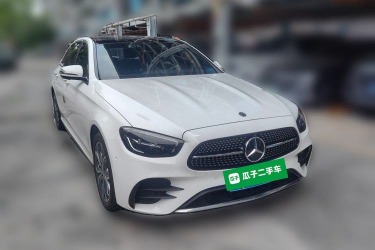 Used Mercedes-Benz E-Class 2021 E 300 L Sporty and Stylish Model Front Right 45 Deg