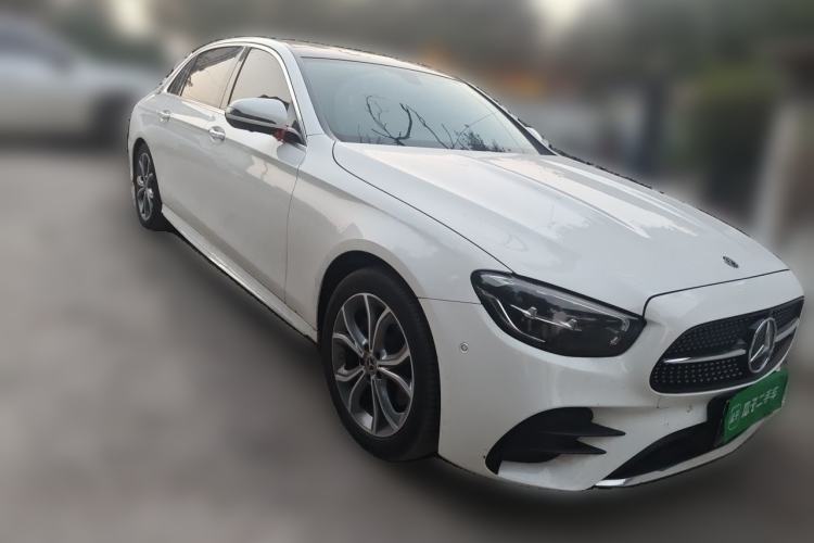 Used Mercedes-Benz E-Class 2021 E 300 L Sporty and Stylish Model Front Right 45 Deg