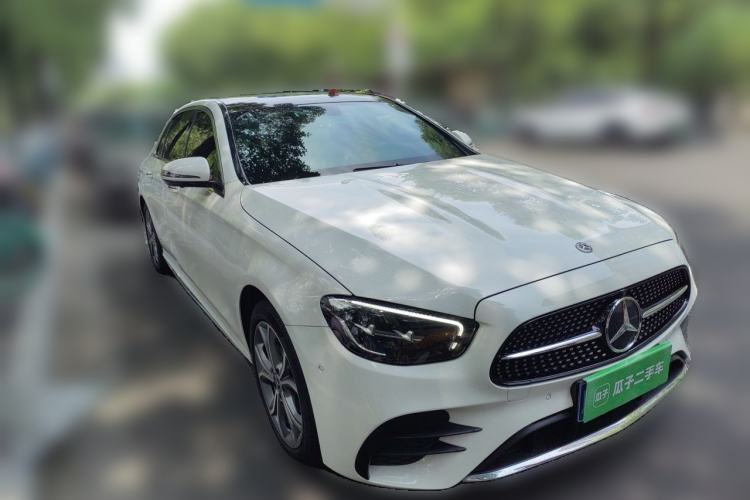 Used Mercedes-Benz E-Class 2021 E 300 L Sporty and Stylish Model Front Right 45 Deg