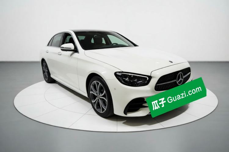Used Mercedes-Benz E-Class 2021 E 300 L Sporty and Stylish Model Front Right 45 Deg