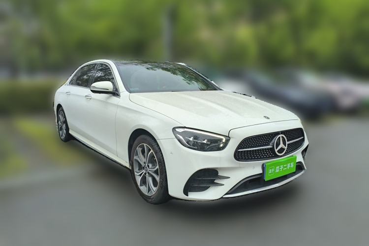 Used Mercedes-Benz E-Class 2021 E 300 L Sport Luxury Edition Front Right 45 Deg